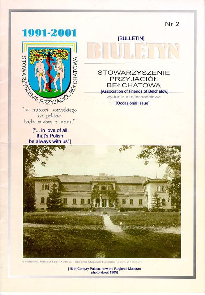 [Enlarged view of cover of Polish Bulletin with translation]