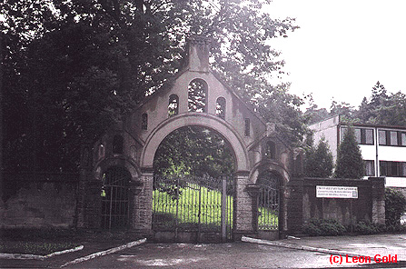 Entrance to cemetery