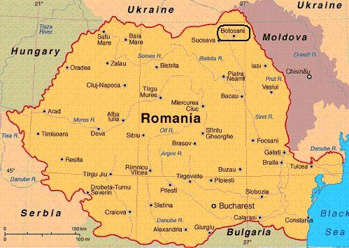 Romania Map