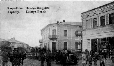 Karpathy, Delatyn - Rynek (Market) 1917
