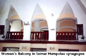 Women's Balcony in former Humpolec Synagogue