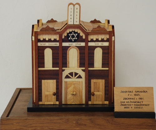 synagogue model - in Kezmarok Museum