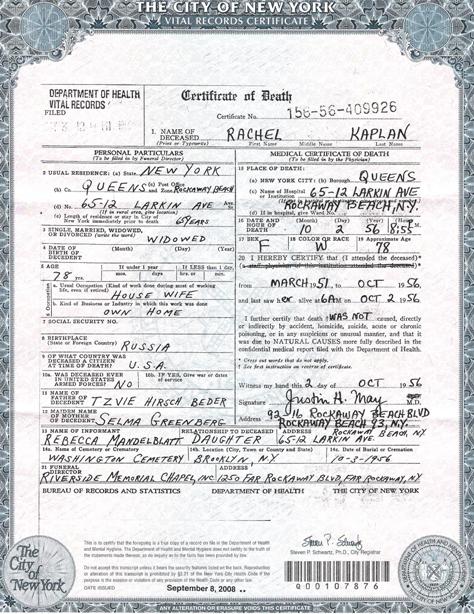 Death Certificates4 Lechovicher Death Certificates from multiple