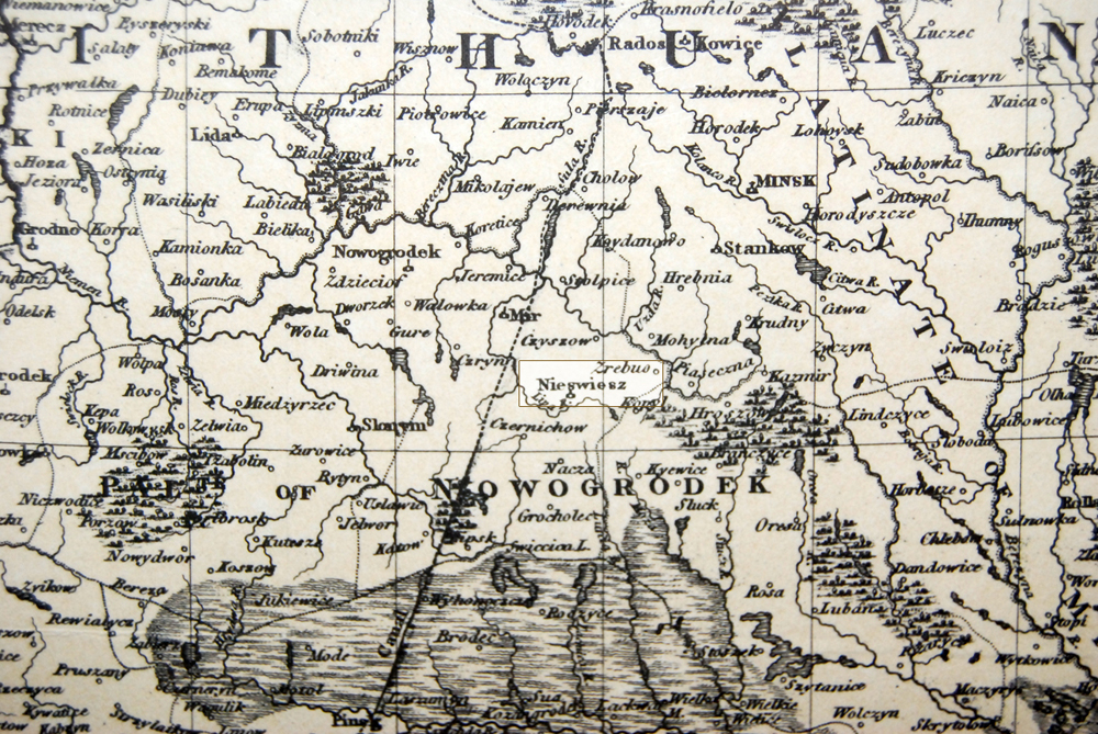 Nesvizh Map 1817
