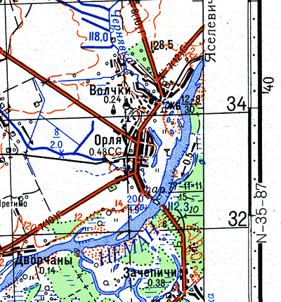 Orlya Map Detail