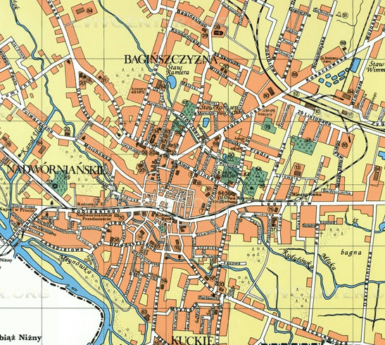 1939
                      Street map of Kolomyya