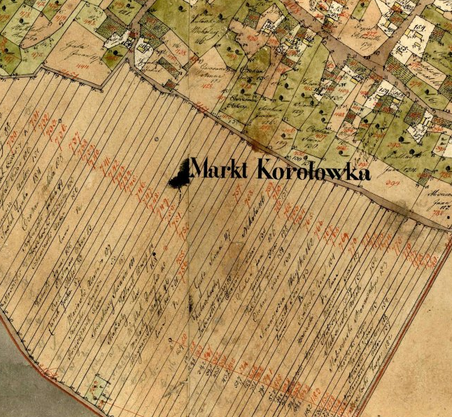 Korolowka cadestral map 1826