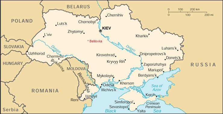 Belilovka Ukraine Map