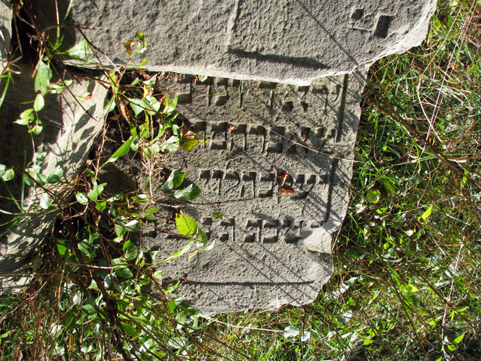 Tombstone Returned to
                  Bohorodchany Cemetery