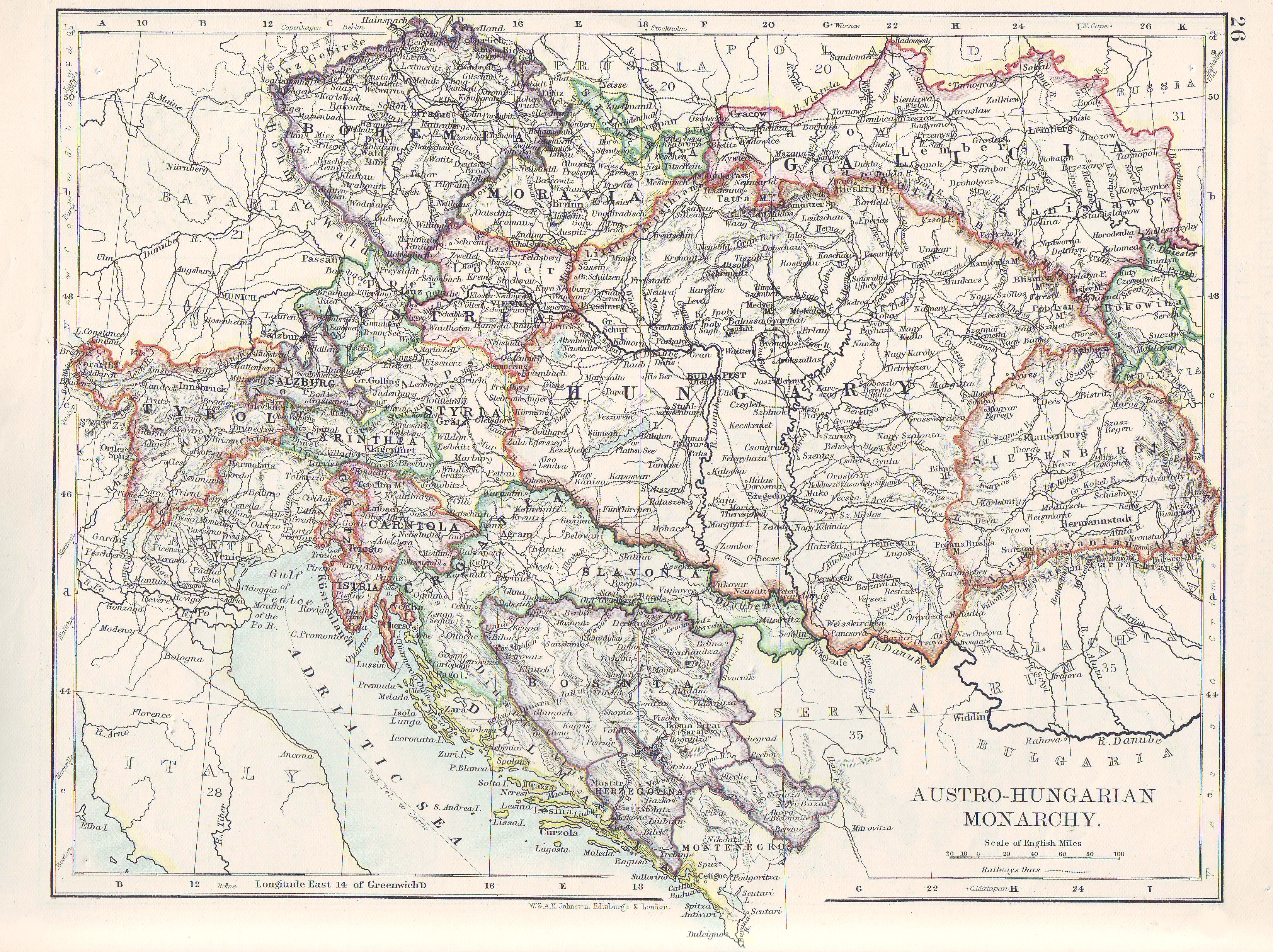Austro-Hungarian Empire 1897