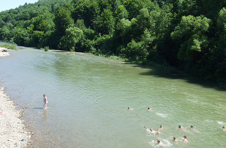 Terebla River In Krychovo