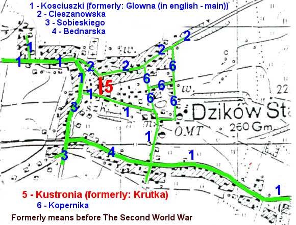Map of Dzikow
            Stary