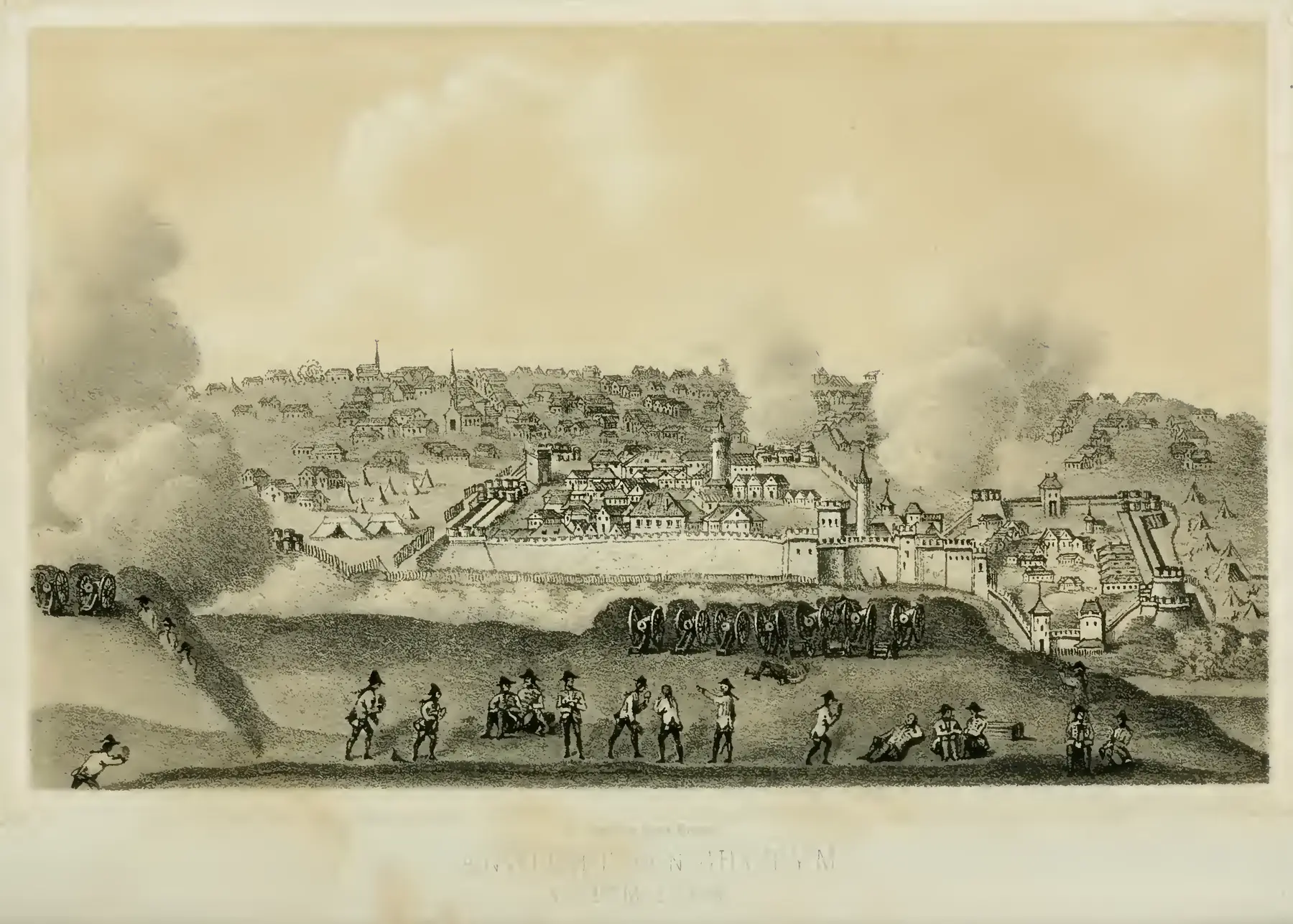 The siege of Khotyn in 1788