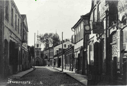 Main street of Jekabpils
