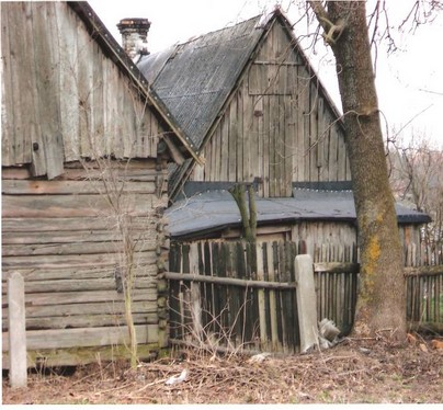 Photo of some of the old homes in Koden.