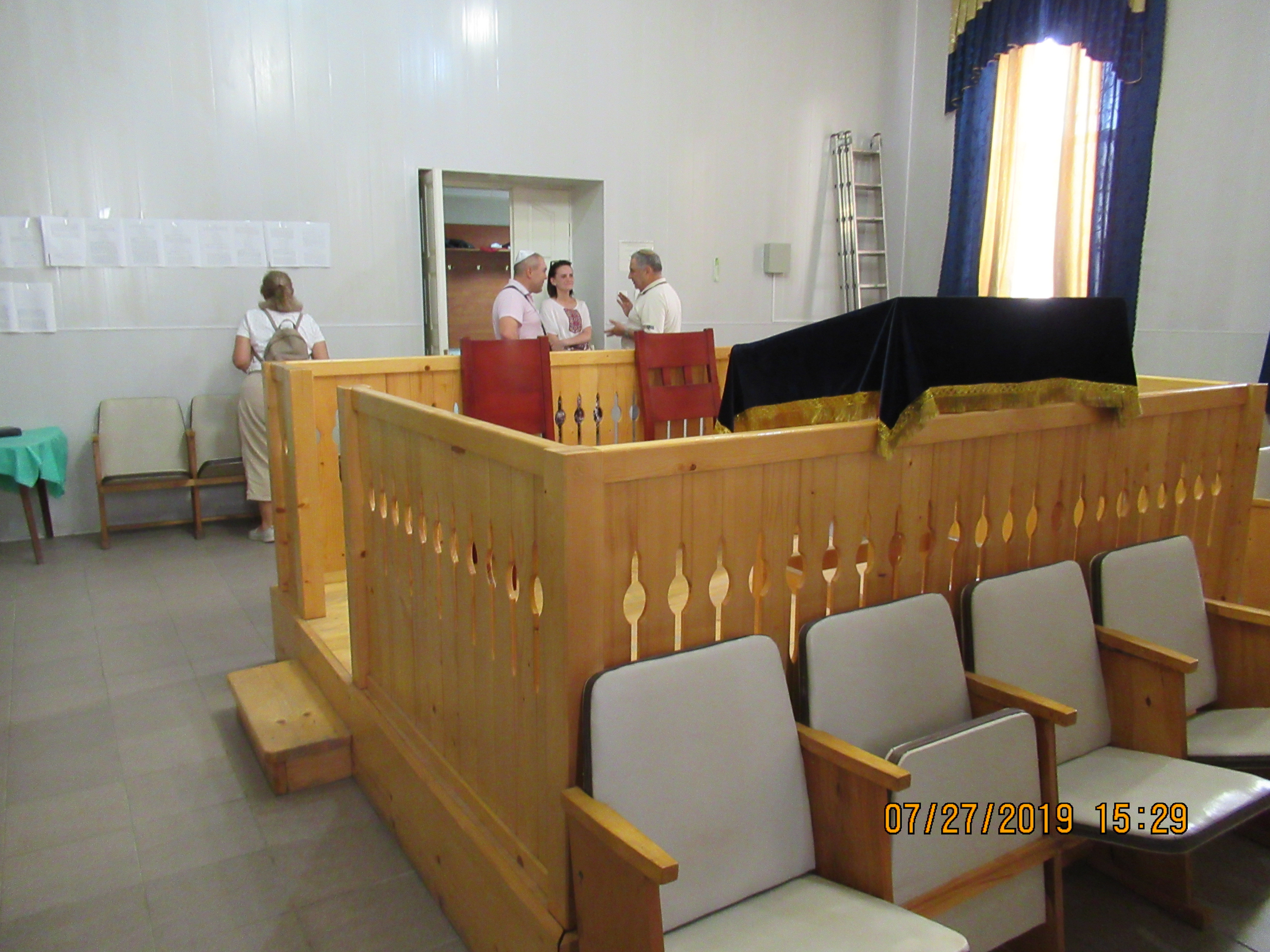 interior of synagogue