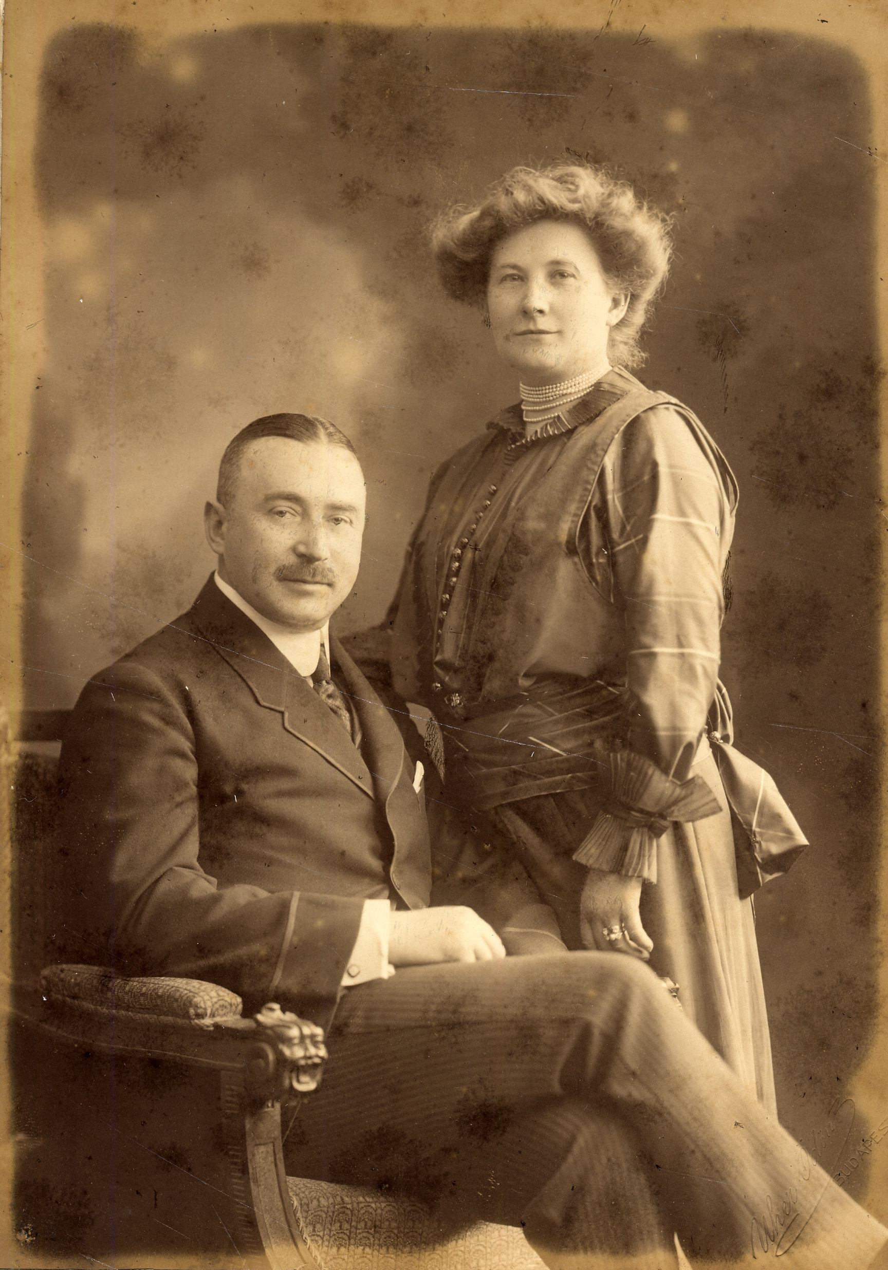 Imre Gergo and wife