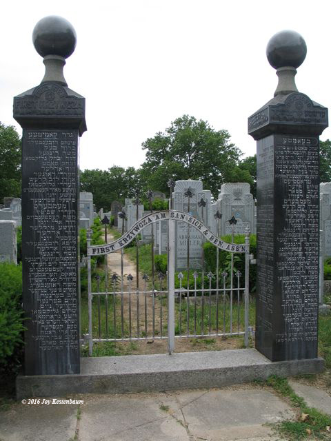 First
                            Krzywczer Cemetery Gate