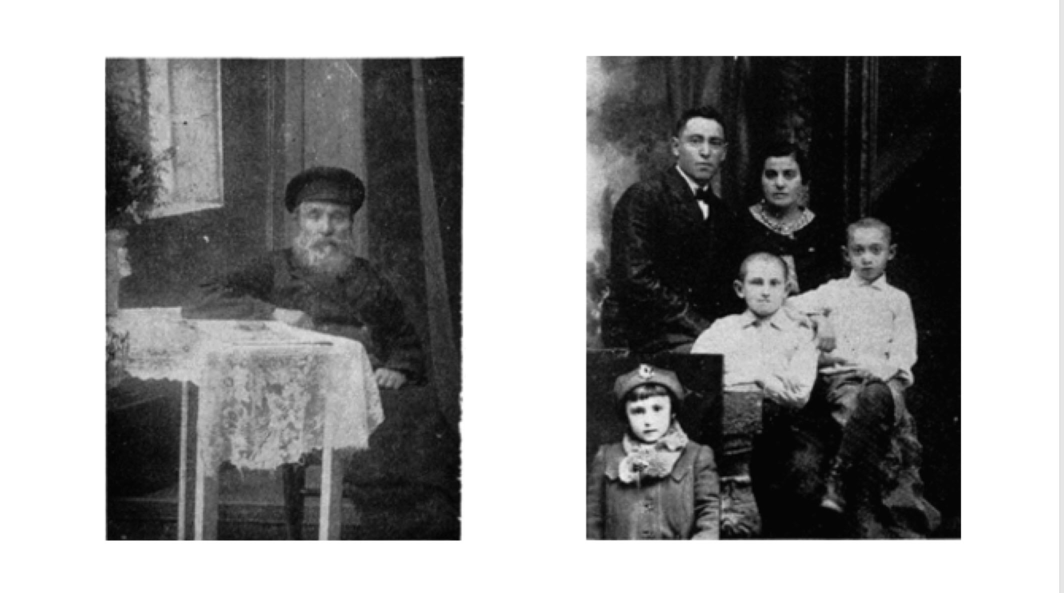 Lipa's maternal grandfather, Moshe Shrentzil and Aunt Sorke (Shrentzil) Gertnich's family. 