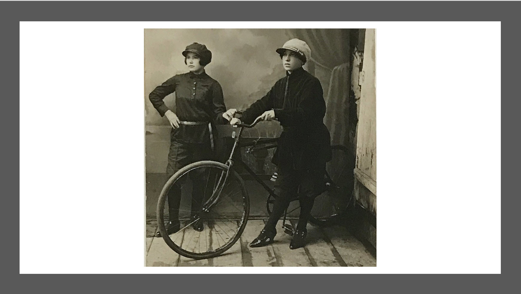 Amelia Shargel (left) and Charna Goldseker (right) 1925