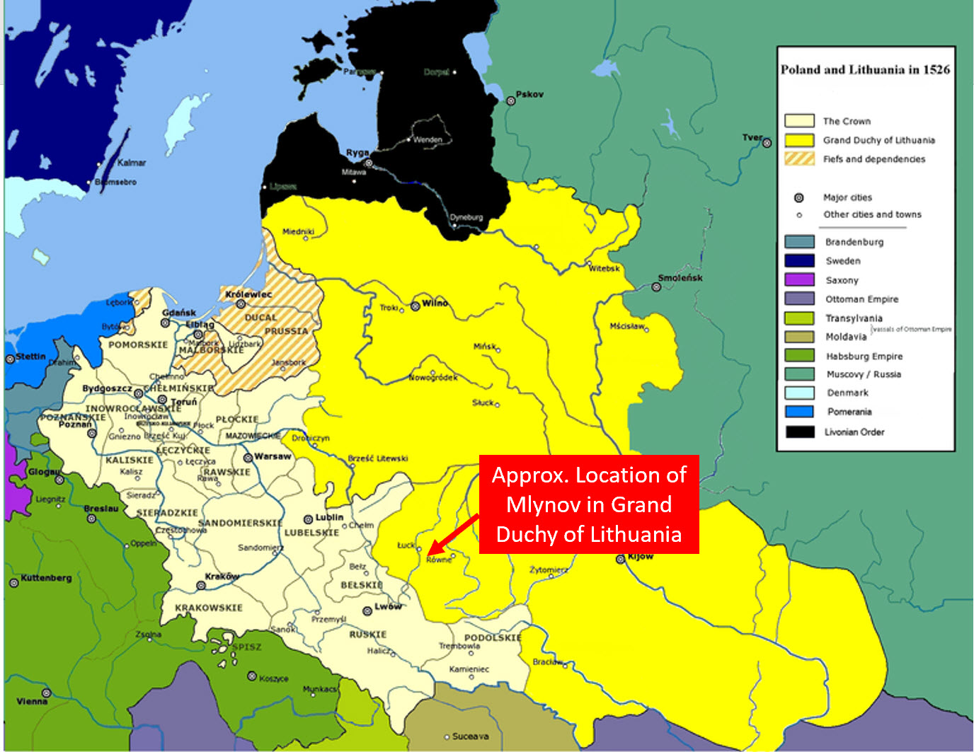Poland and Lithuania 1526