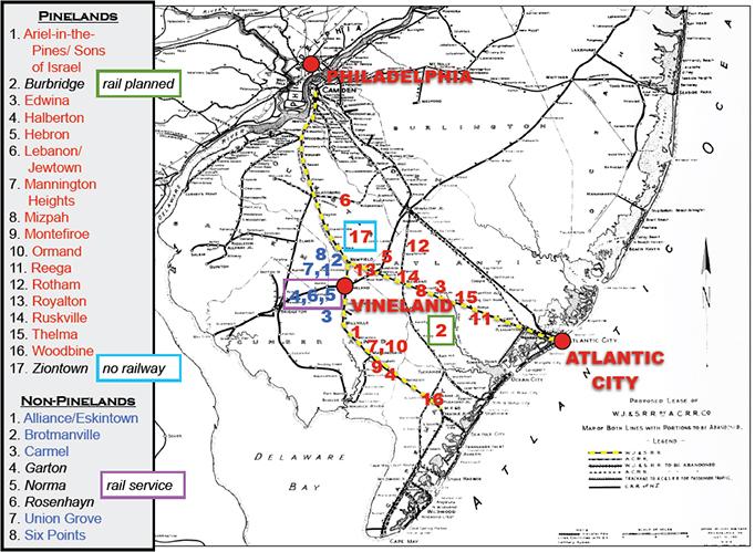 Map of Early Colonies