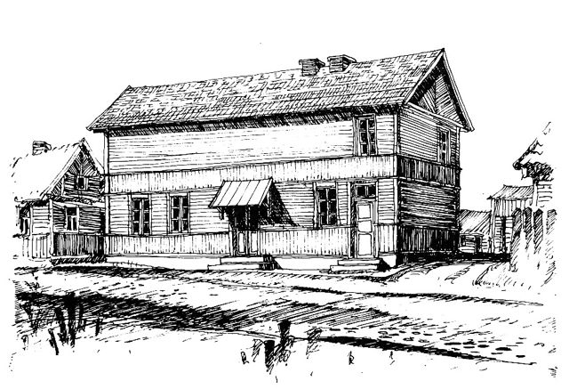 Wooden
                  Synagogue on Skolna Street