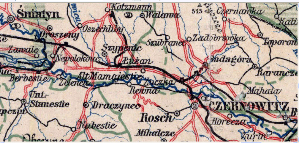 Map Bukovina 