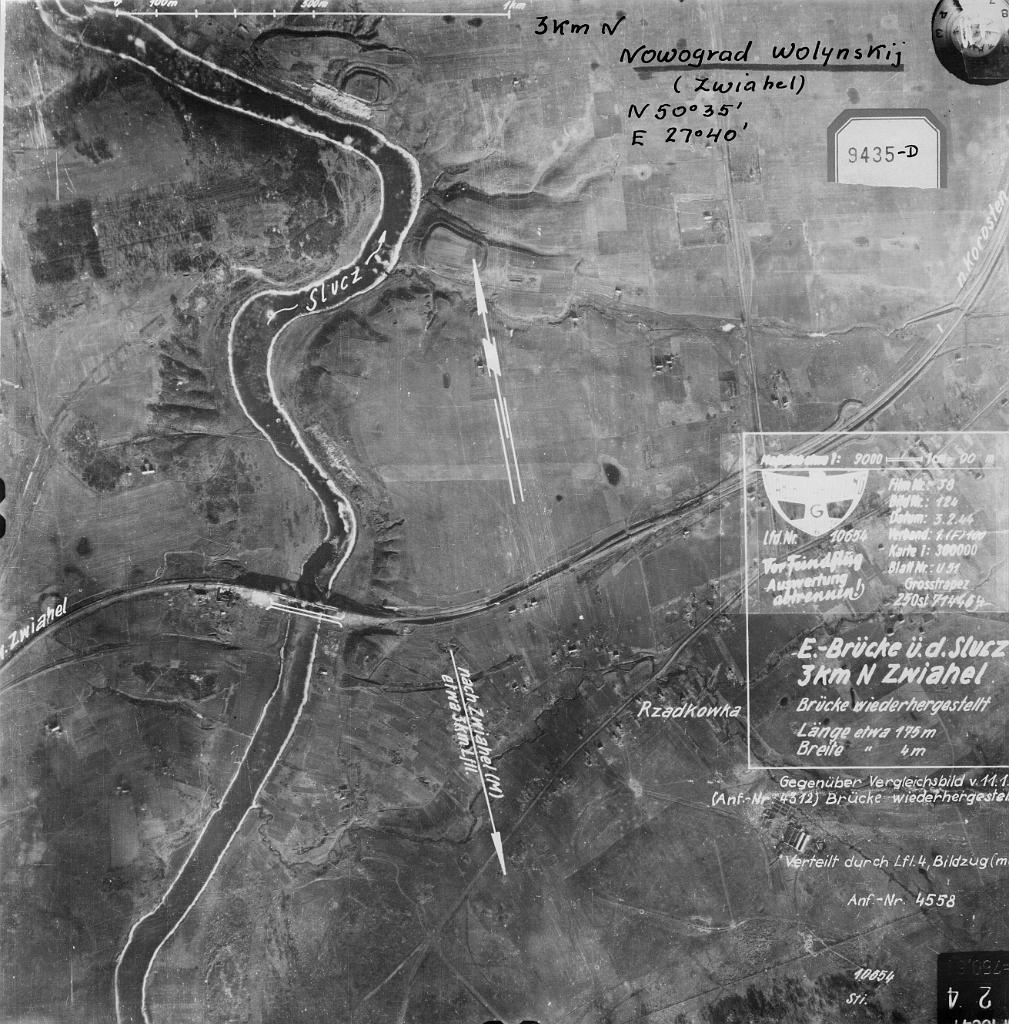 aerial view WW II