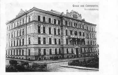 "Greetings from Czernowitz / Betriebsleitung", early 1900s.