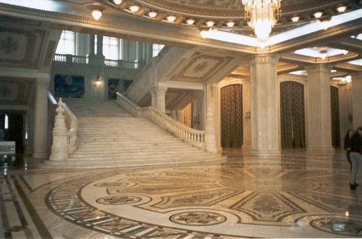 Inside Casa Poporolui, Bucharest