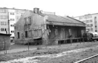 The building of synagogue doesn't exist any more. It was pulled down several years ago.The picture dates from the 70's. At that time there was a bottling plant