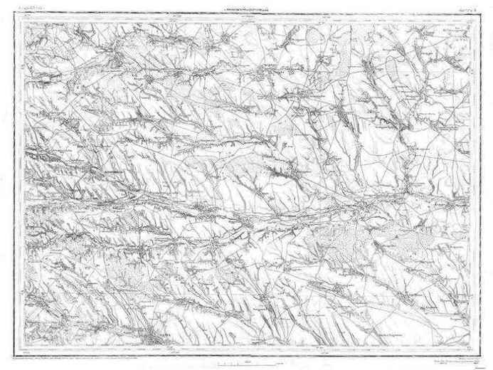 Russian military-topographic map of the Savran region, 1868–1869