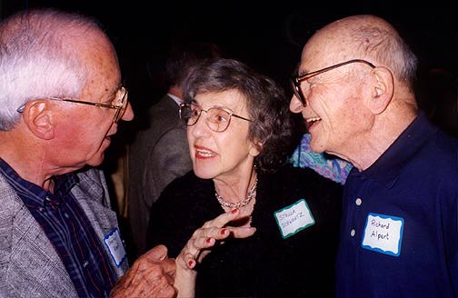 Charlie Alpert, Stella Wasserman Schwartz and Richard Alpert
