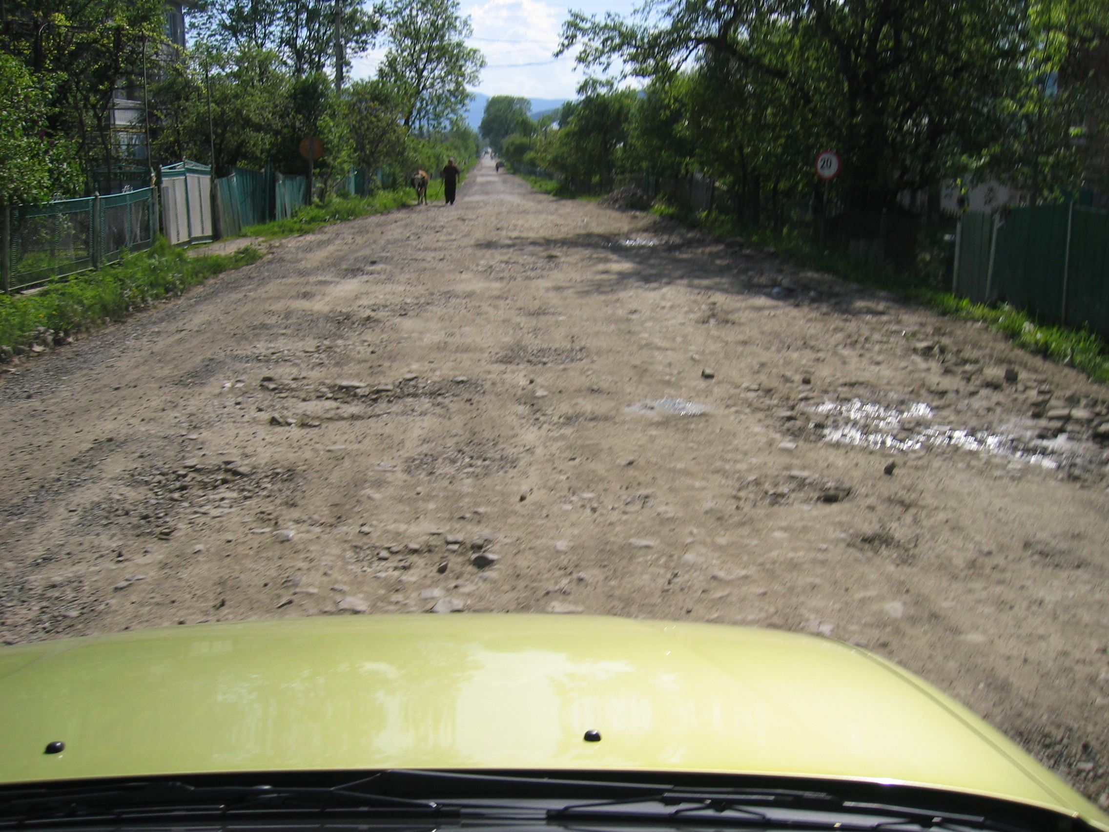 The road to Solotwina