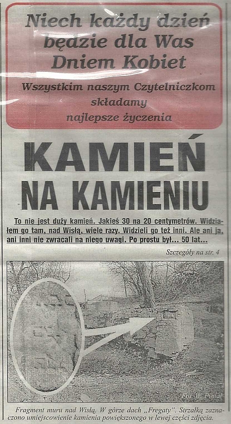 A Tarnobrzeg newspaper image from the site collection, representing the print world in which politics, commerce and public affairs circulated.