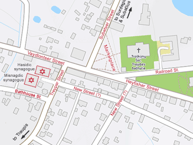 map with old street names