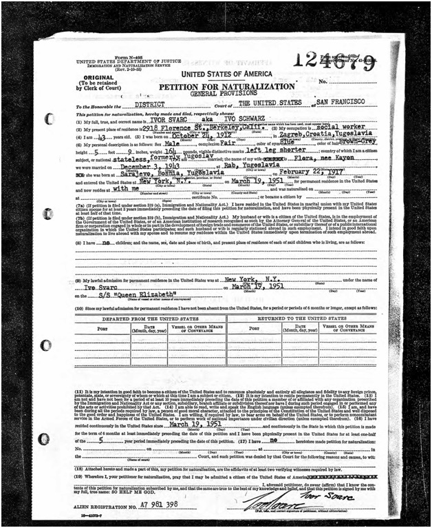 Petition for Naturalization Petition for Naturalization