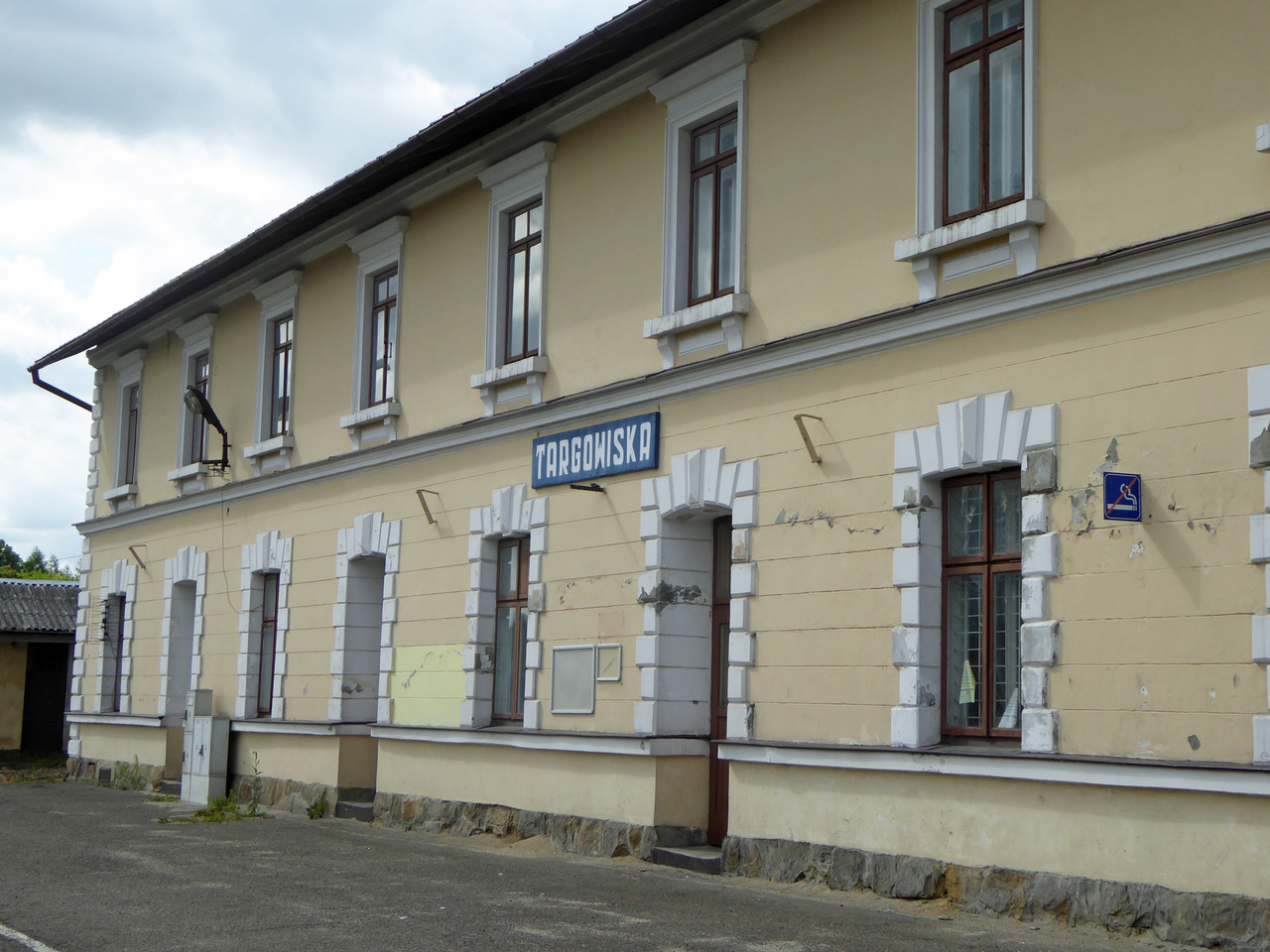 The
          Targowiska Train Station