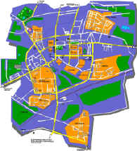 [map of Belchatow city plan]