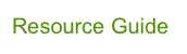 Resource Guide