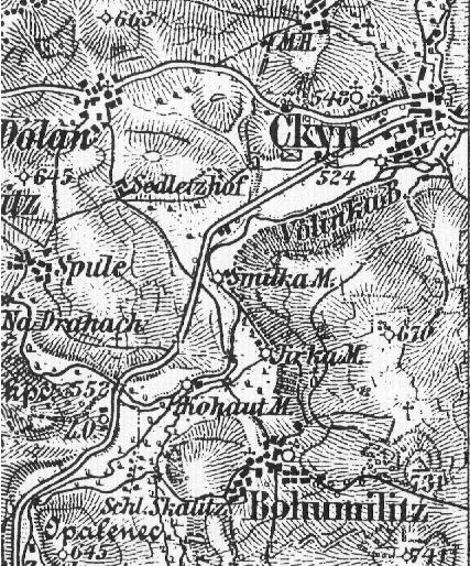 1874 regional map