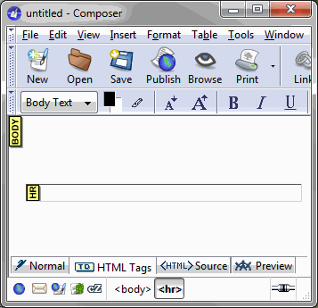 Selecting an HTML
      Line