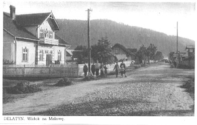Delatyn. Widok na Malawe. (circa 1920)