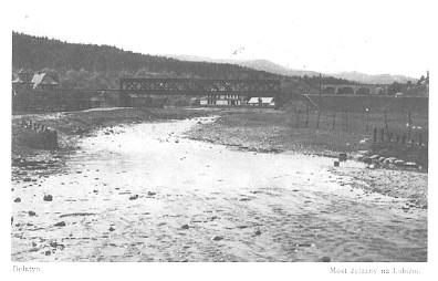 Delatyn. Most zelazny na Lubizni. 1920