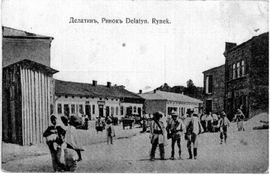 Delatyn, Rynek (Market) 1914