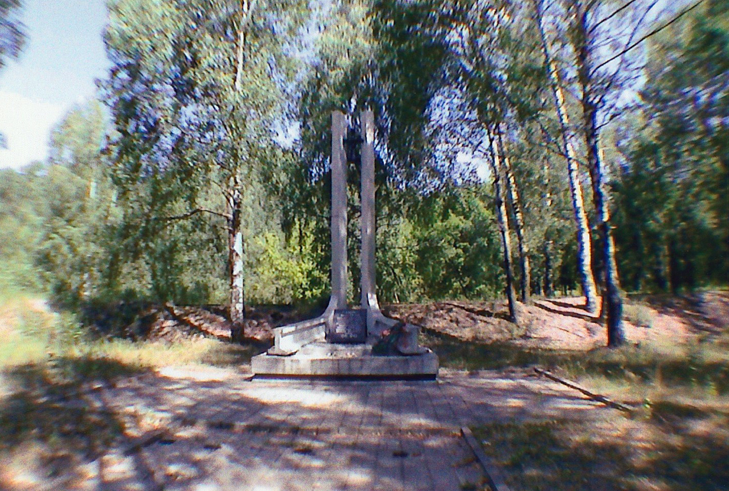 Brona-Gora Memorial where Jews from Drogicin were
                taken to be murdered