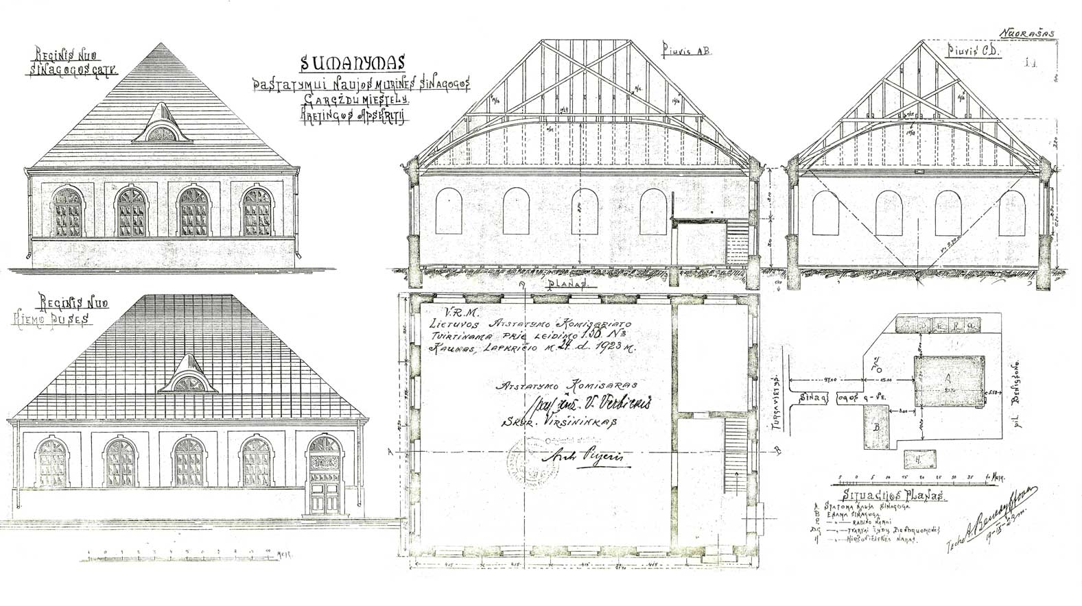synagogue plans