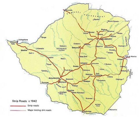 Rhodesia Map