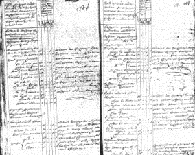 Lyakhovichi 1805 Registry, first 2 pages of those wishing to be registered in Lyakhovichi as tavern operators and  petit borgeouis